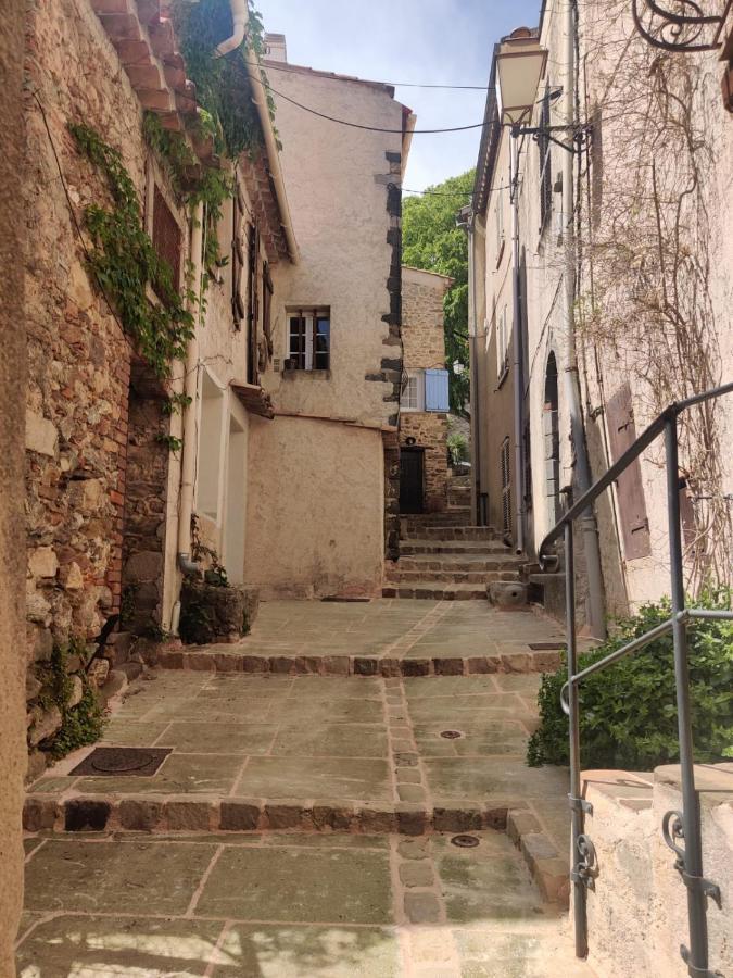 Logement neuf centre du village aux pieds du château Grimaud Extérieur photo
